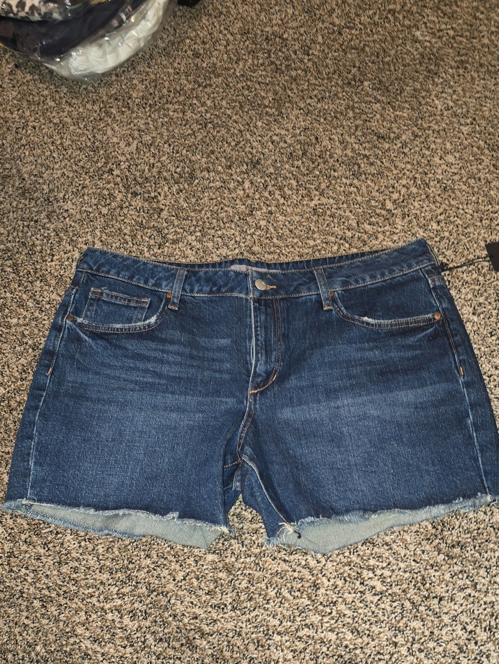 Joe's Jeans Cut Off Dark Denim Shorts Size 32 NWT